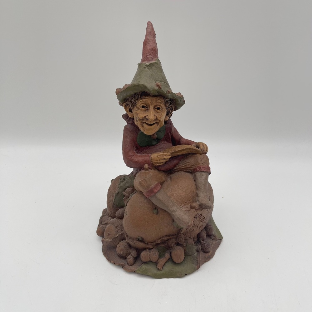 Tom Clark Gnome Spud Figurine Cairn Studio 1983 COA #37 ORIGINAL BOX & SALES TAG